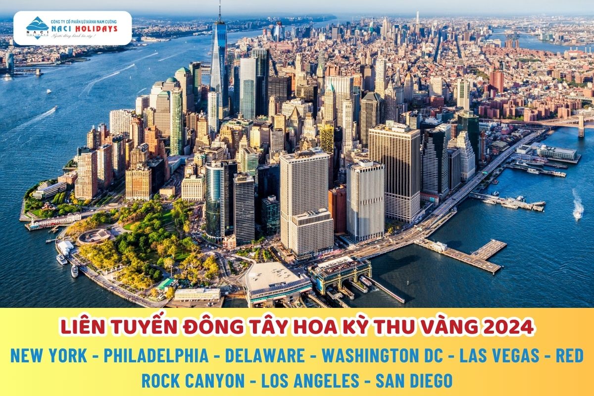 CHƯƠNG TRÌNH FAMTRIP ĐẶC BIỆT LIÊN TUYẾN ĐÔNG TÂY HOA KỲ THU VÀNG 2024 TẶNG VÉ THAM QUAN LIBERTY + UNIVERSAL    NEW YORK - PHILADELPHIA - DELAWARE - WASHINGTON DC - LAS VEGAS - RED ROCK CANYON - LOS ANGELES - SAN DIEGO 