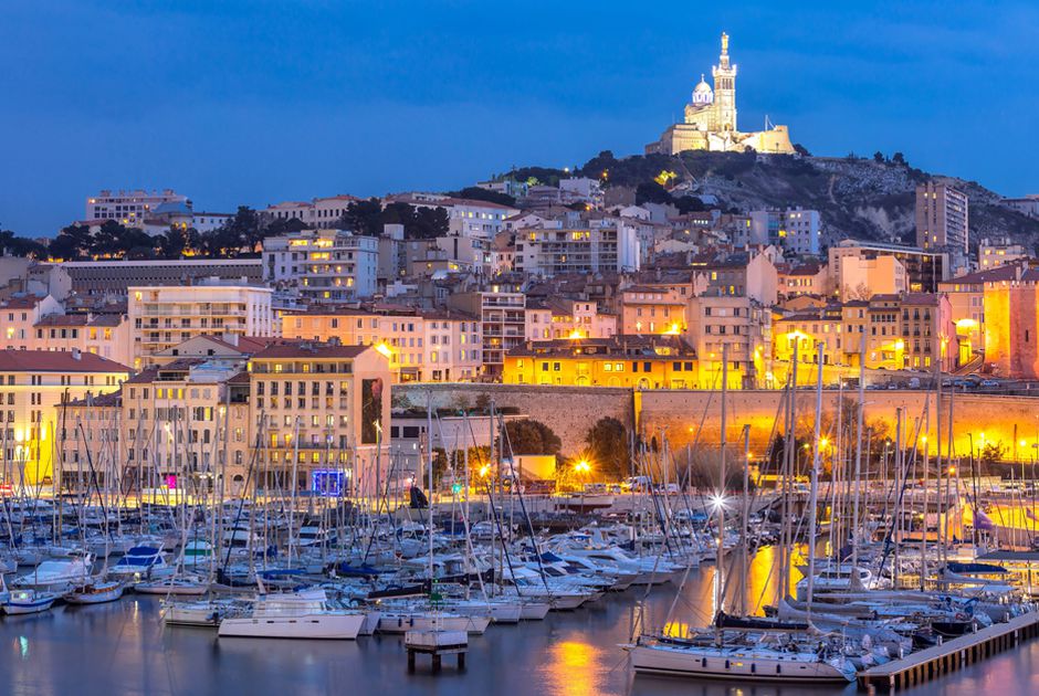 Thành phố cảng Marseille xinh đẹp