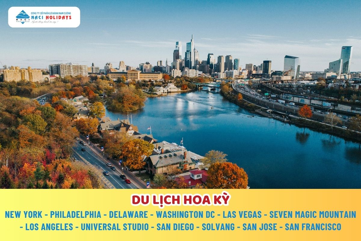 NEW YORK - PHILADELPHIA - DELAWARE - WASHINGTON DC - LAS VEGAS - SEVEN MAGIC MOUNTAIN - LOS ANGELES - UNIVERSAL STUDIO - SAN DIEGO - SOLVANG - SAN JOSE - SAN FRANCISCO