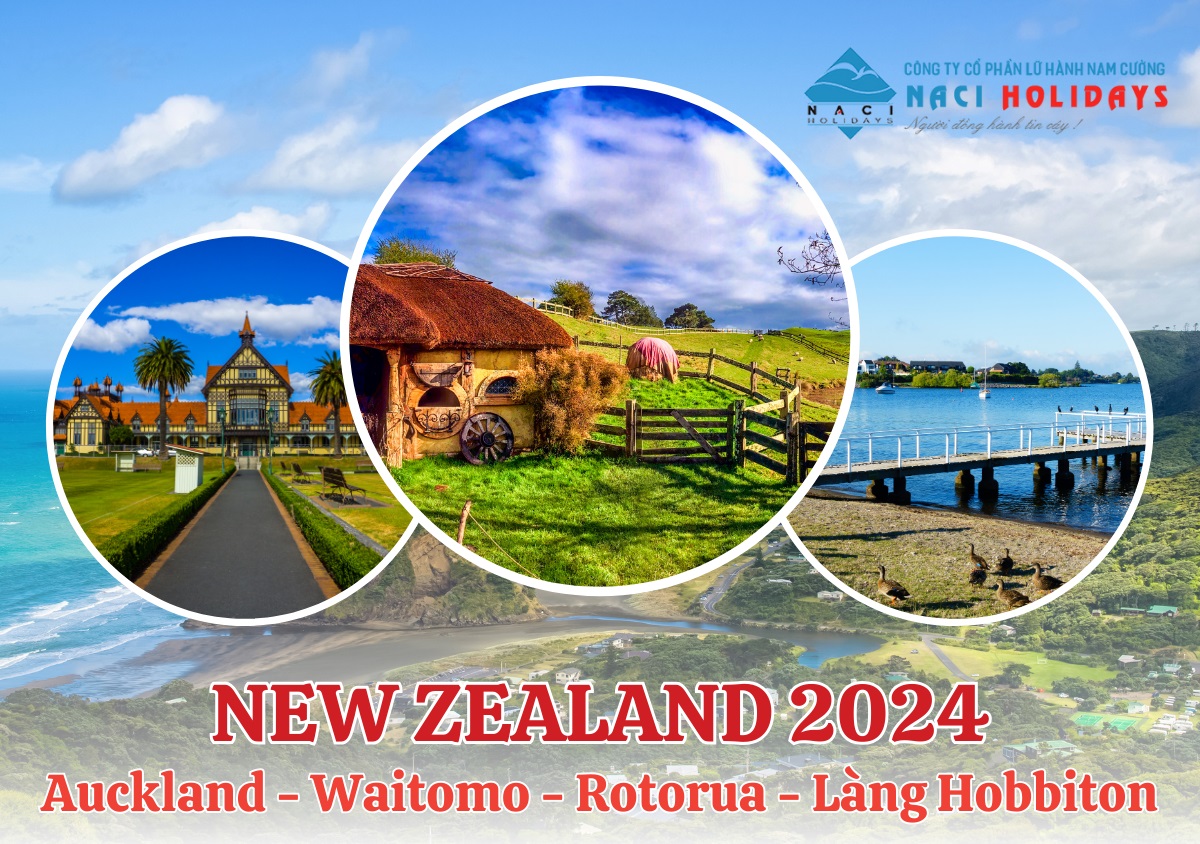 New Zealand 2024: Auckland - Waitomo - Rotorua - Làng Hobbiton