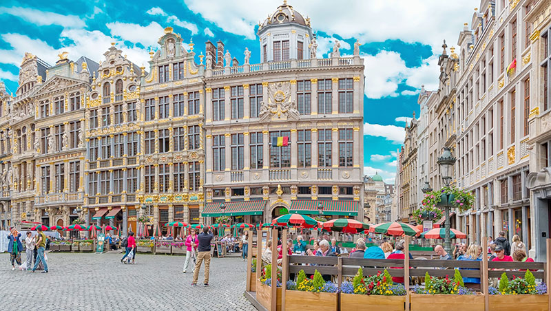 Trung tâm phố cổ Brussels - Địa diểm được mệnh danh là trái tim của châu Âu